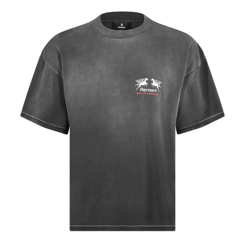 Represent Mens Oversized T-Shirt / Black